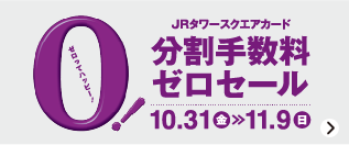 分割手数料ゼロセール